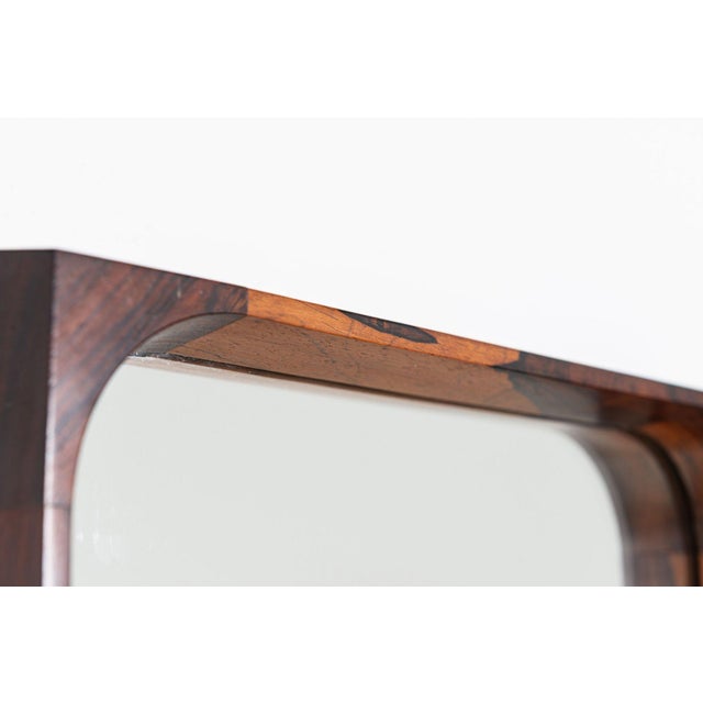 Wall Mirror in Rosewood by Niels Clausen for NC Møbler, Denmark, 1960s For Sale - Image 12 of 13