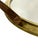 20thC. Mid-Century Modern Brass and Wood Oval Serving Tray With Mirrored Glass For Sale - Image 9 of 12