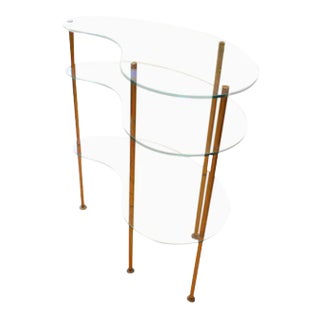 Kidney-Shaped Etage Coffee Table, 1960s For Sale