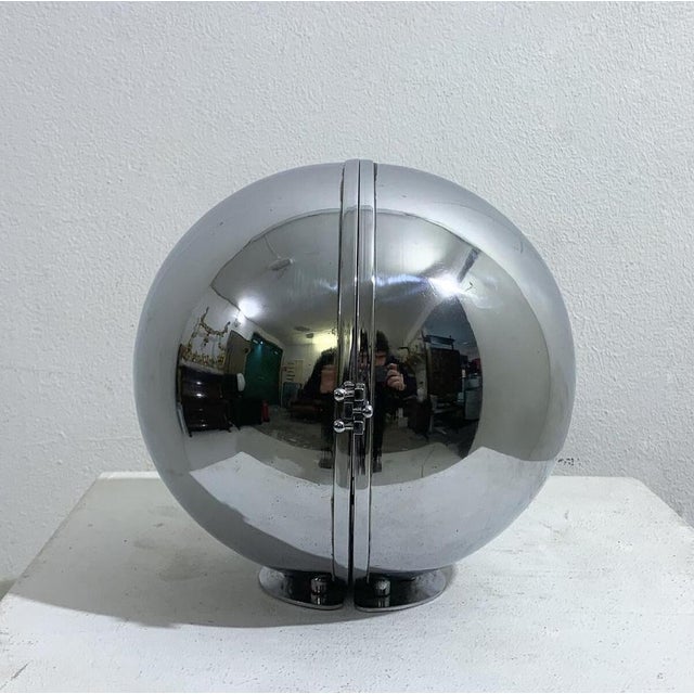 Chrome Table Lamp, 1970s For Sale - Image 7 of 8