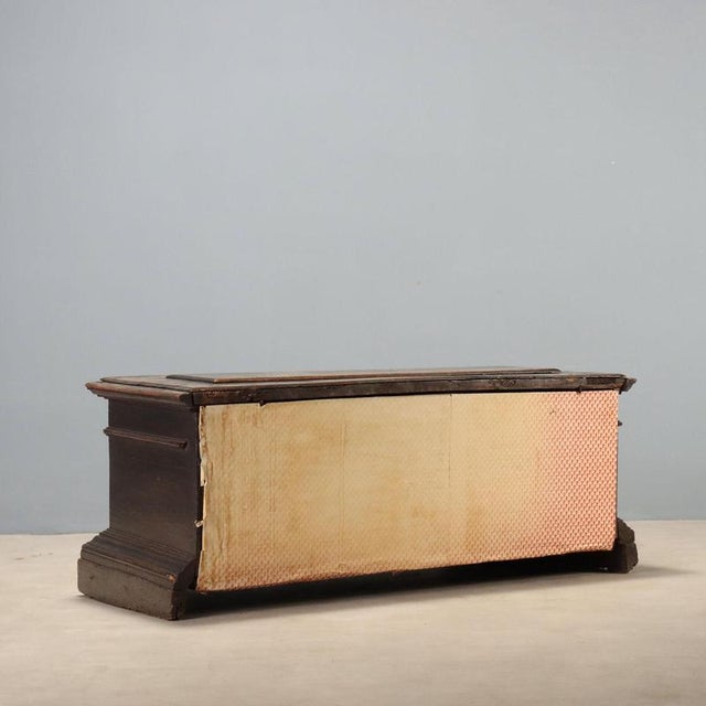 Brown Small 18th Century Walnut Chest For Sale - Image 8 of 10