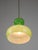 Large Mid-Century Italian Brass and Glass Pendant Lamp For Sale - Image 9 of 17