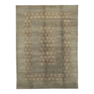 Vintage Earth-Tone Transitional Rug - 07'06 X 10'00 For Sale