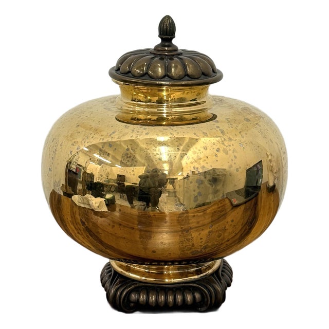 Vintage Maitland-Smith Lidded Ginger Jar For Sale