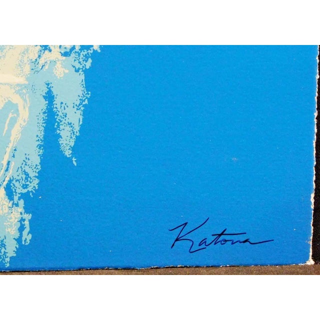 1990s Robert Katona "Rain Forest" Serigraph on Paper Hand Signed For Sale - Image 5 of 6