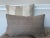 Transitional Contemporary FirmaMenta Brown Herringbone Wool Lumbar Pillow For Sale - Image 3 of 4