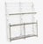 Large wrought iron and brass baker's shelf, dating from the 1920s-1930s, from a bakery in Brittany (North Finistère). The...
