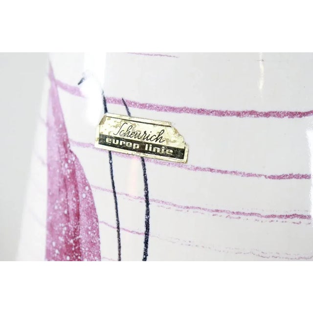 Ceramic West German Floor Vase from Scheurich For Sale - Image 7 of 11