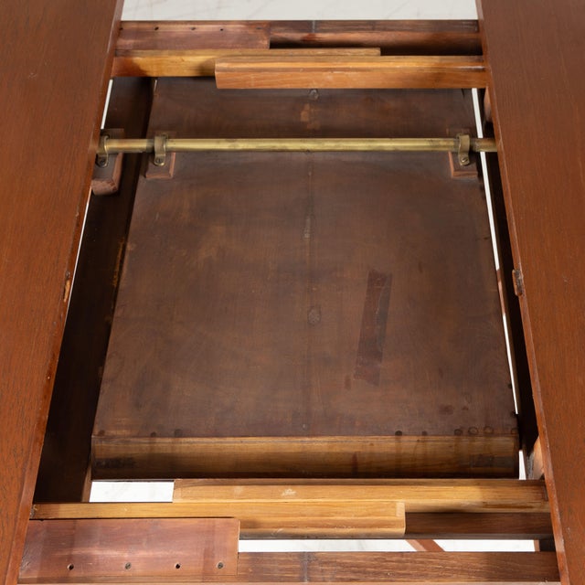 Extendable Round Teak Table, 1960s For Sale - Image 12 of 14