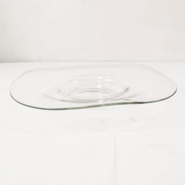 Large Glass Fruit Platter by Erwin Eisch, Germany, 1960s For Sale - Image 4 of 11