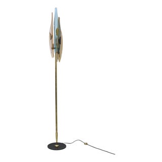 Vintage Dahlia Floor Lamp by Max Ingrand for Fontana Arte, 1958 For Sale