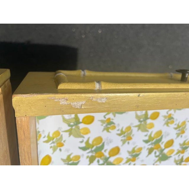 Vintage Thomasville Allegro Yellow Faux Bamboo Writing Desk For Sale - Image 18 of 18
