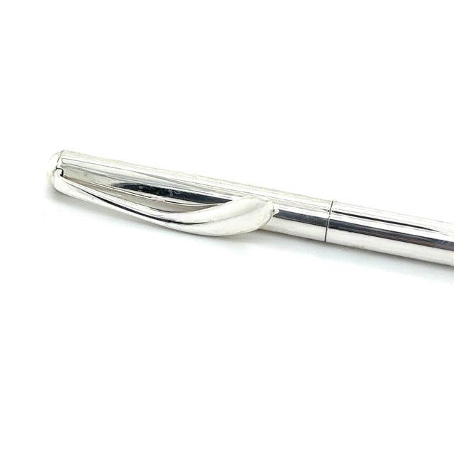 Tiffany & Co Estate Designed by Elsa Perreti Ballpoint Pen 5" Sterling Silver For Sale - Image 12 of 13