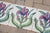 1900s Antique Portuguese Art Nouveau Tile Frieze With Stylized Iris Motif For Sale - Image 6 of 10