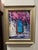 2020s 2022 Oil Post-Impressionist Jose Trujillo Original Flowered Doorway, Framed For Sale - Image 5 of 8