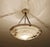 Art Deco French Pendant Light in Alabaster Marble, 1930s For Sale - Image 4 of 18