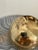Chelsea House Marbled Gray Porcelain Lidded Urn With Gold Highlights, 2010s For Sale - Image 10 of 12