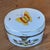 French Vintage Sèvres Porcelain Oval Box With Painted Birds and Butterfly For Sale - Image 3 of 6