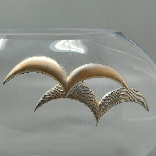 1970s Vase in Crystal and Silver by Camilletti, 1970s For Sale - Image 5 of 8