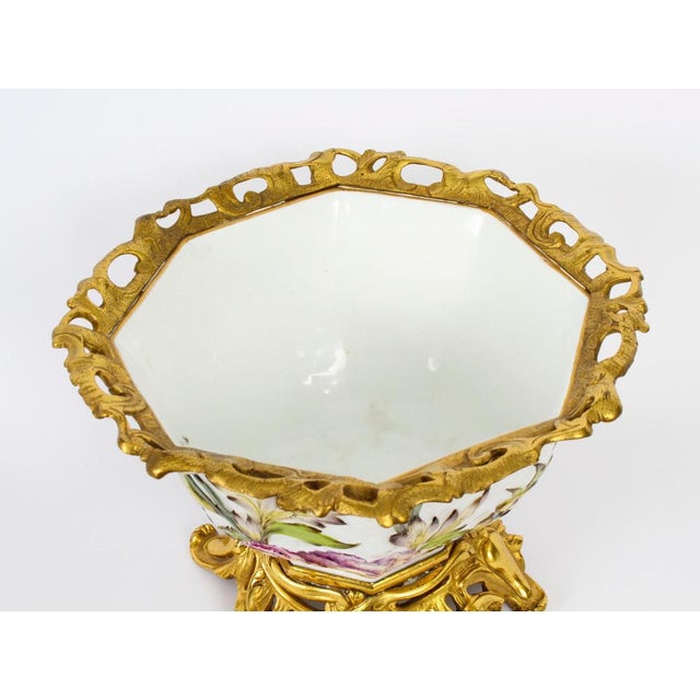 Ceramic 19th Century Gilt Bronze & Samson Porcelain Centrepiece For Sale - Image 7 of 13