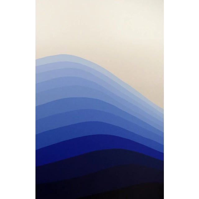 1980s "Inceptions III" Abstract Serigraph by Jim Boutwell For Sale