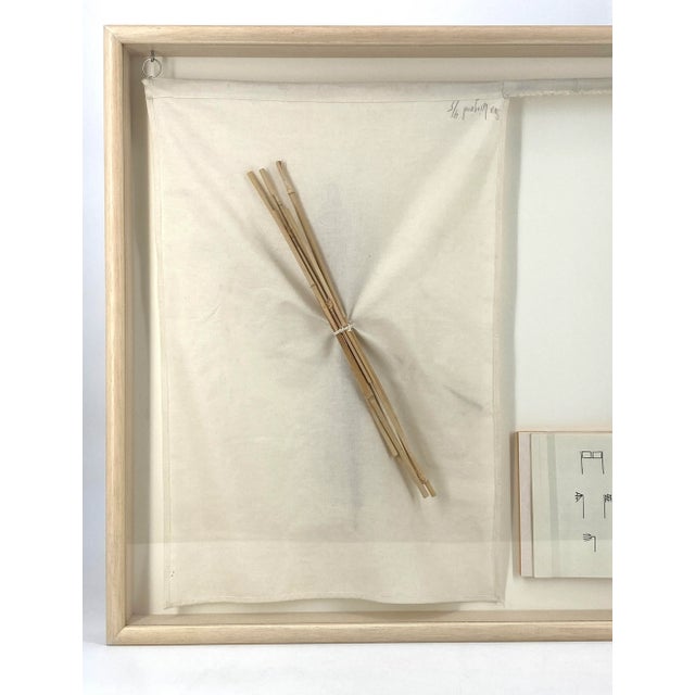 Postmodern Suse Wiegand, A Flag Is Not a Fork, 1993, Mixed Media For Sale - Image 3 of 18