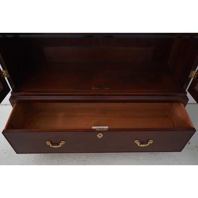 Stickley Stickley Colonial Williamsburg Mahogany Bookcase For Sale - Image 4 of 12