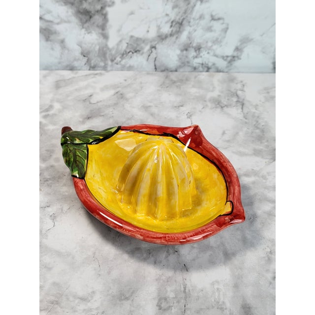 Abstract Salvatore Gurreri Hand Painted Citrus Reamer For Sale - Image 3 of 12