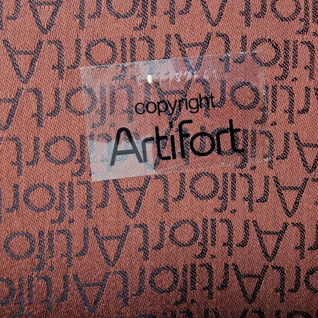 Ivory Model 691 Two-Seat Bench in Bouclé Fabric from Artifort, 1980s For Sale - Image 8 of 9