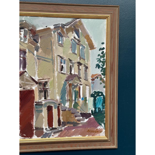 Gösta Stawåsen, Södra Kyrkogatan 50, 1970, Oil on Canvas, Framed For Sale - Image 14 of 16