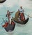Venetian Grand Canal Hand-Painted Panoramic Wallpaper, 3-Panel Set For Sale - Image 4 of 4