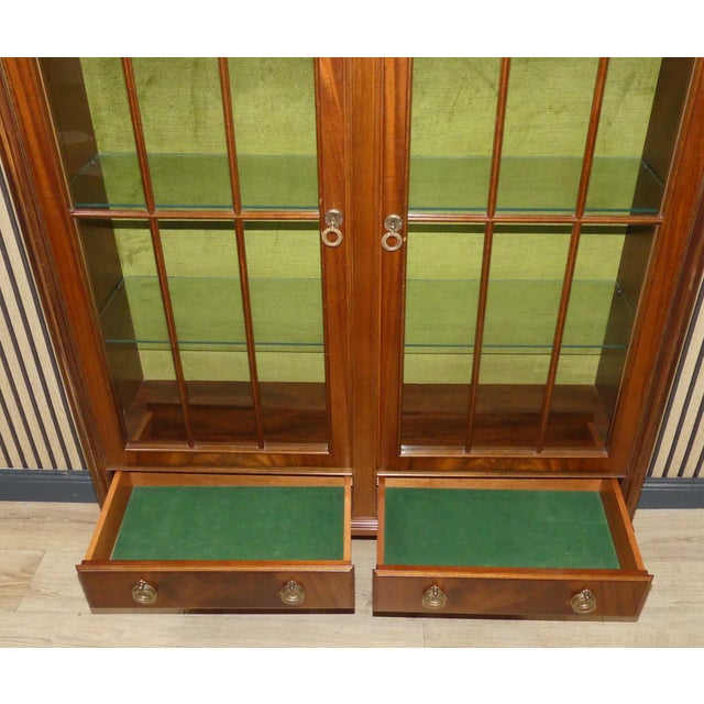 Display Cabinet in Mahogany, 1978 For Sale - Image 12 of 14
