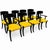 2010s Modern Mid-Century Style Klismos Chairs - Set of 8 For Sale - Image 5 of 6