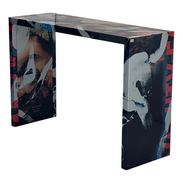 Console Table by Mimmo Rotella for Zero Disegno, 1990s For Sale