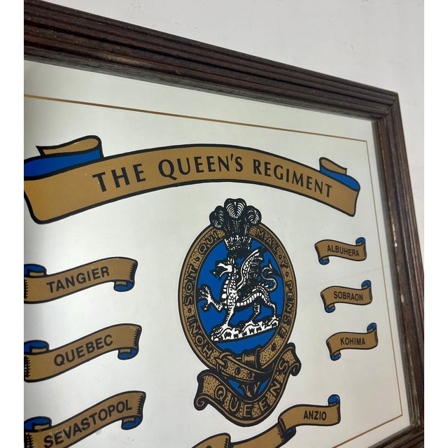 Vintage British Printed Mirror, 1960s For Sale - Image 12 of 16