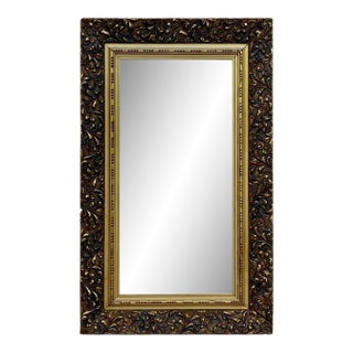 Vintage French Mirror with Gold Frame For Sale