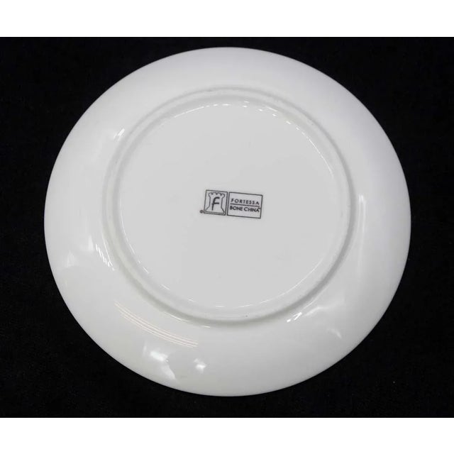 Modern Waldorf Astoria Fortessa Bone China Saucer For Sale - Image 3 of 5
