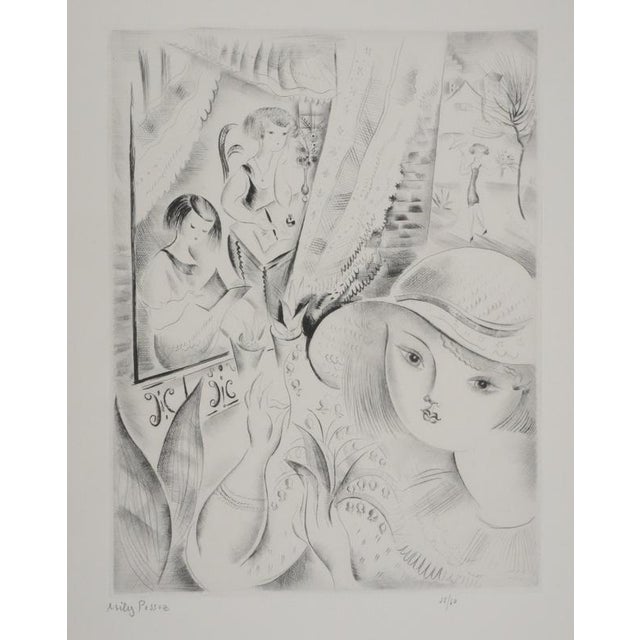 Mily Possoz, Lily of the Valley, Original Signed Engraving For Sale - Image 11 of 11