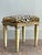Mid 20th Century Vintage Boho Hand Painted Leopard Stool For Sale - Image 5 of 7