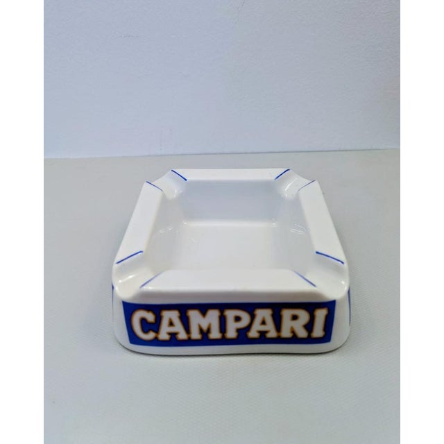 Ceramic Swiss Advertising Ashtray for Campari, Langenthal, 1970s For Sale - Image 7 of 8