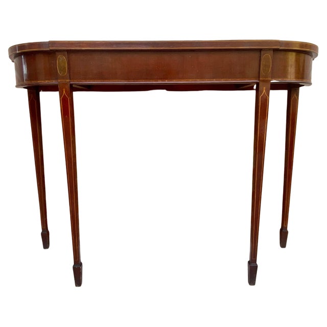 Early 20th Century Elisabeth Console in Mahogany Wood For Sale - Image 15 of 18