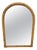 Vintage Italian Bamboo Rattan Wall Mirror, 1960s For Sale