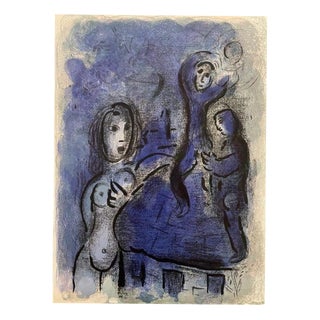 Marc Chagall, Rahab and the Spies of Jericho, 1960, Lithograph For Sale
