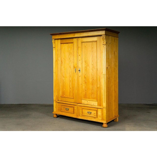 Art Nouveau Wardrobe in Pine For Sale - Image 4 of 18