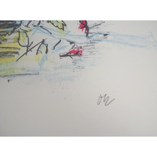 Oskar KOKOSCHKA Vanity with a rose, 1962 Original lithograph (Wolfensberger workshop) Signed in pencil On BFK Rives vellum...