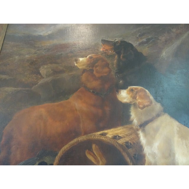 Late 19th Century 19th Century Sporting Dog Painting by John Gifford For Sale - Image 5 of 9