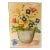 Vintage Parisian Watercolor Vase of Flowers Sketch - Student Drawn For Sale