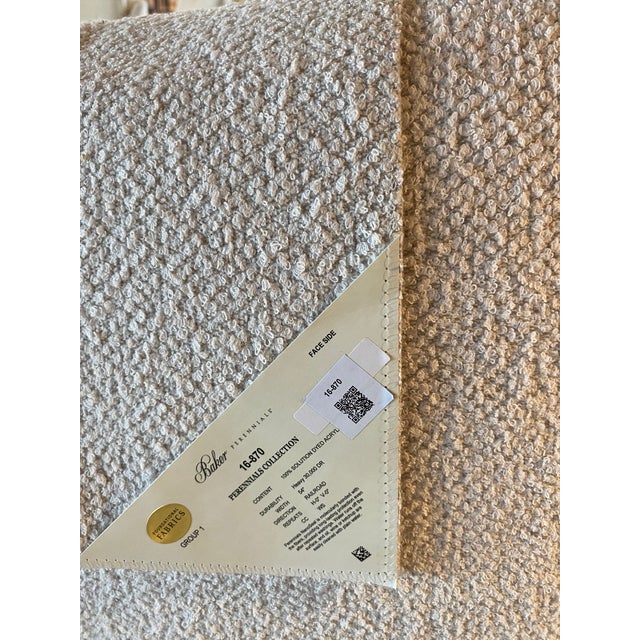 Modern Baker Ensley Chairs With Perennial Fabric (4 Available) For Sale - Image 3 of 7