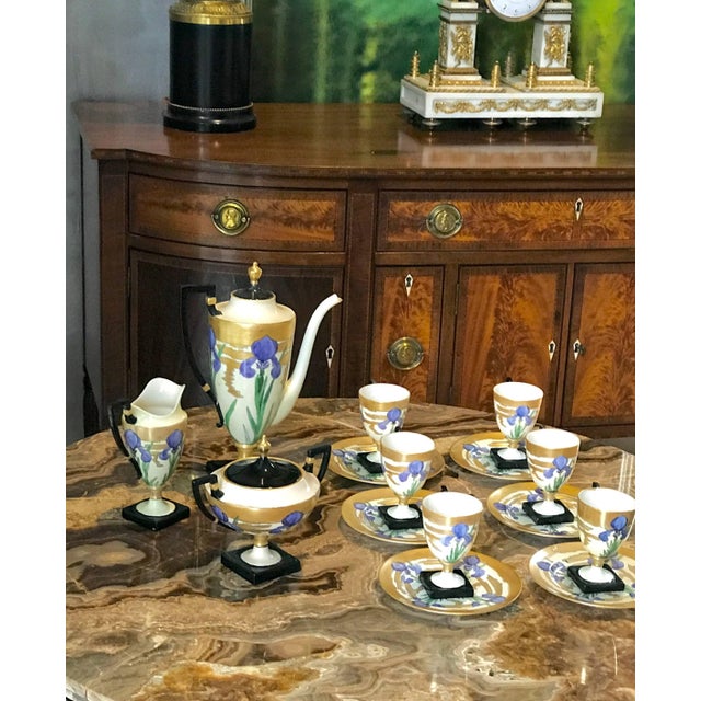 1910s Lenox Belleek Coffee Set For Sale - Image 5 of 10