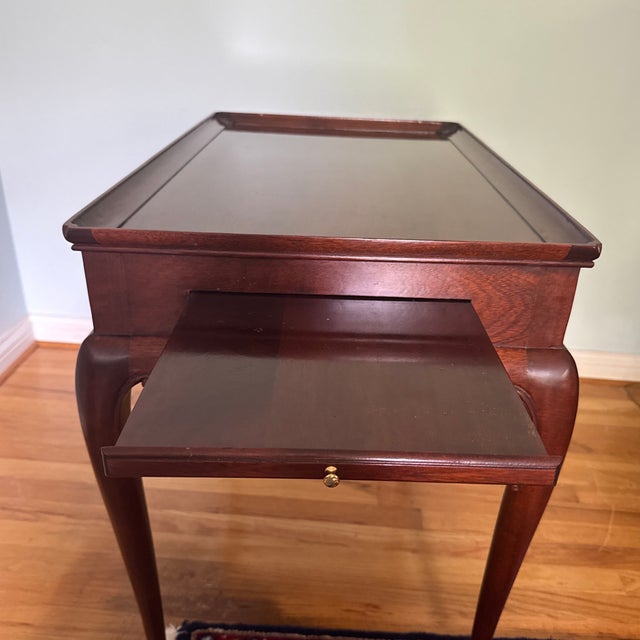 Wood Stickley Williamsburg Queen Anne Side Table For Sale - Image 7 of 12